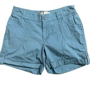 Nike ACG Utility Shorts 2 Womens Blue Chino Hiking Flat Front Cuffed Athleisure